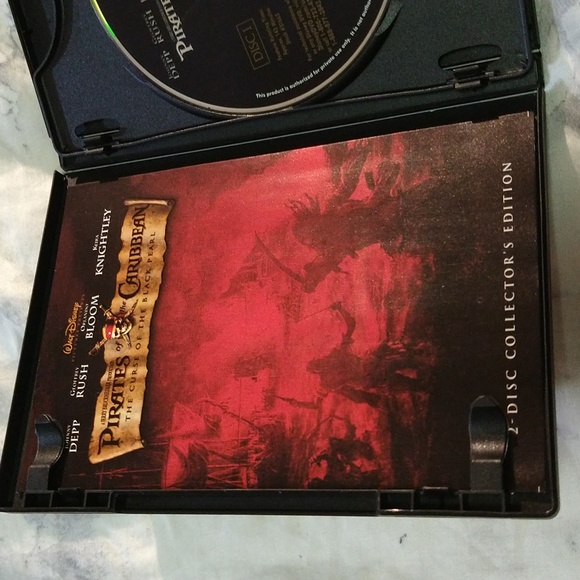 Pirates of the Caribbean The Curse of the Black Pearl DiscDVD, 2003, - Picture 12 of 16